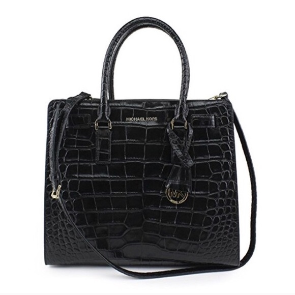 Michael Kors Large Dillon Croc Embossed Tote - Picture 1 of 6